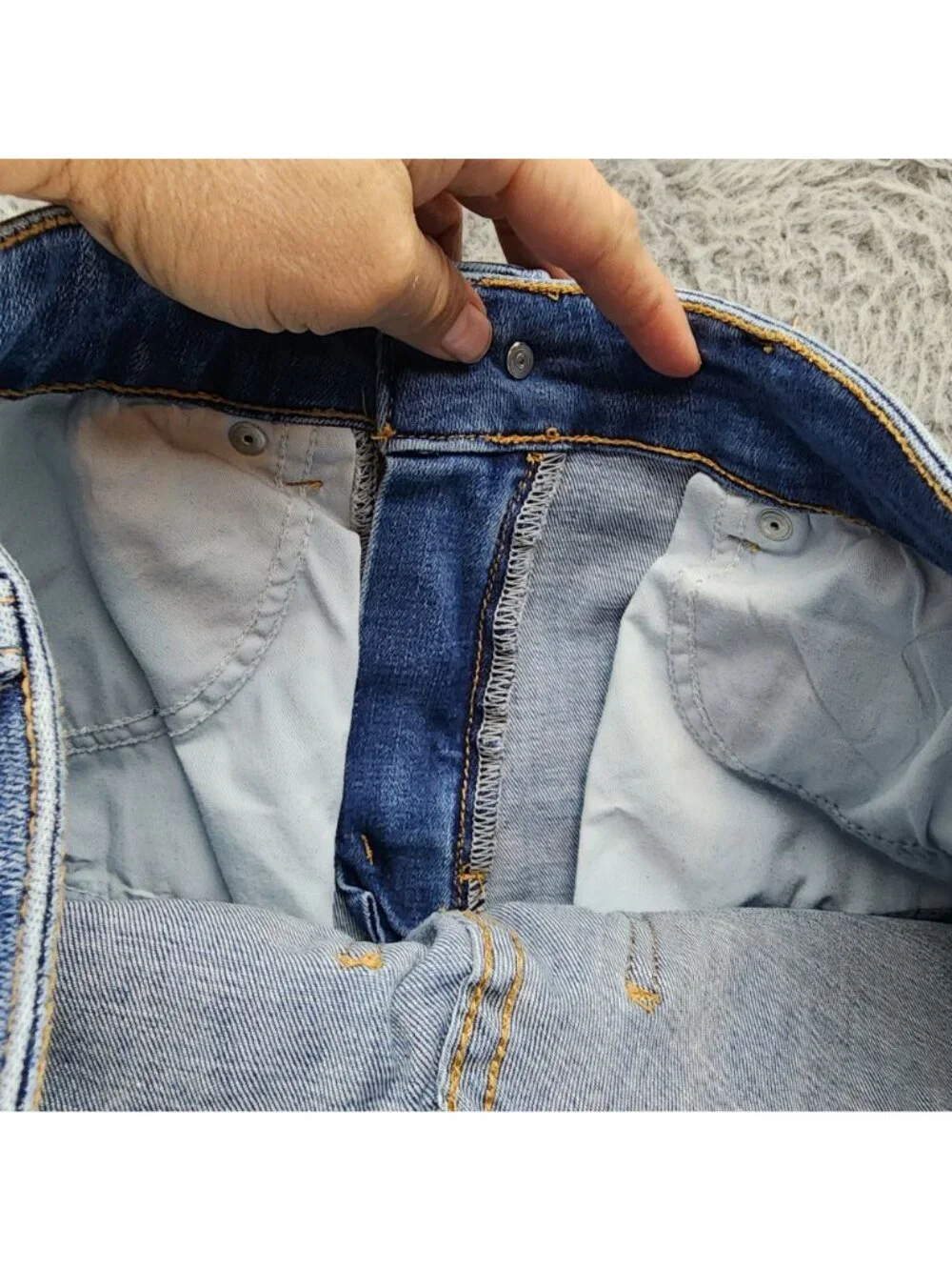 Chelsea & Violet Jeans Womens 26 Blue Stretch Denim High Rise Flare